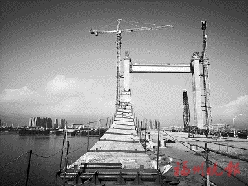 新洪塘大桥主桥将转入桥面施工