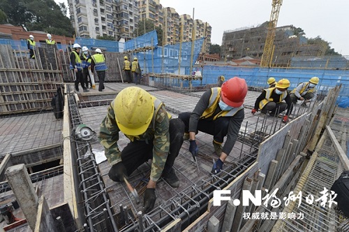 春节期间 烟台山历史风貌区仓前九里项目400余人留岗