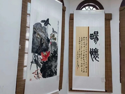 闽江之心丨“翰墨颂盛世一一喜迎党的二十大书画作品展”在仓山区烟山画院开幕