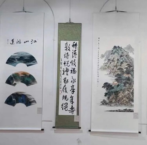 闽江之心丨“翰墨颂盛世一一喜迎党的二十大书画作品展”在仓山区烟山画院开幕