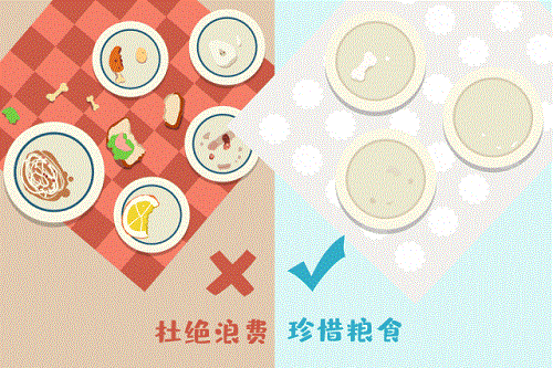 【节约粮食】反对食品浪费 从你我做起