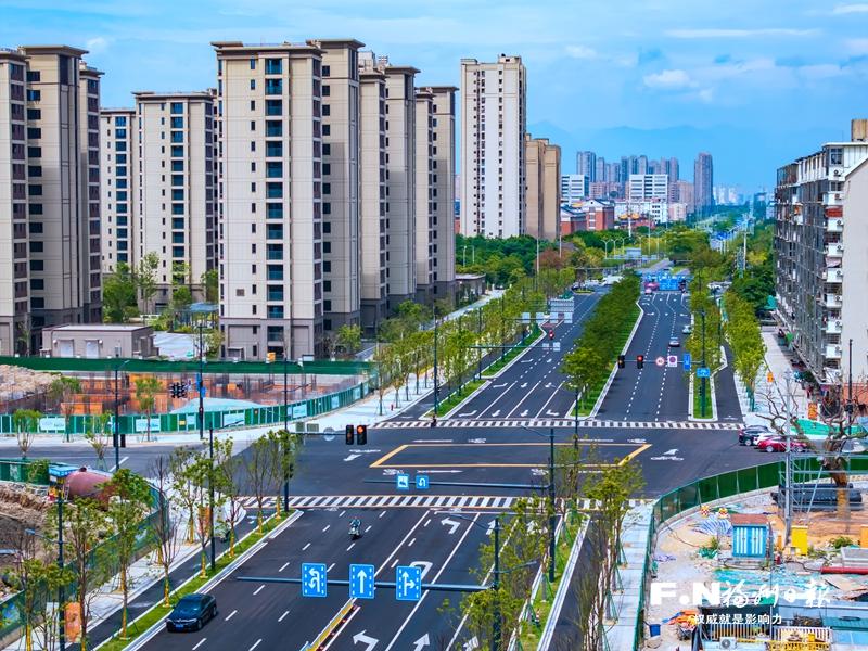 仓山北园片区3条新路通车 全市首个学径空间同步开放