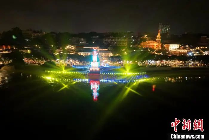 “闽江之心”南岸夜景再添新彩