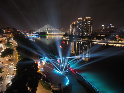 “闽江之心”南岸夜景再添新彩