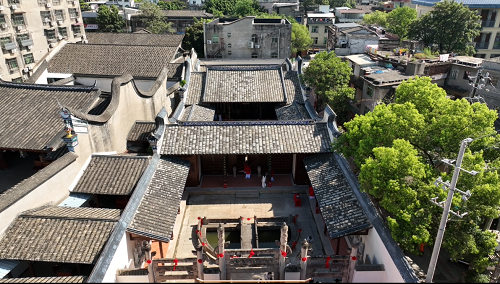 螺洲孔庙重光启户 仓山儒家文化地标焕新亮相