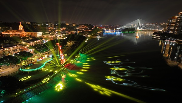 “闽江之心”南岸夜景再添新彩